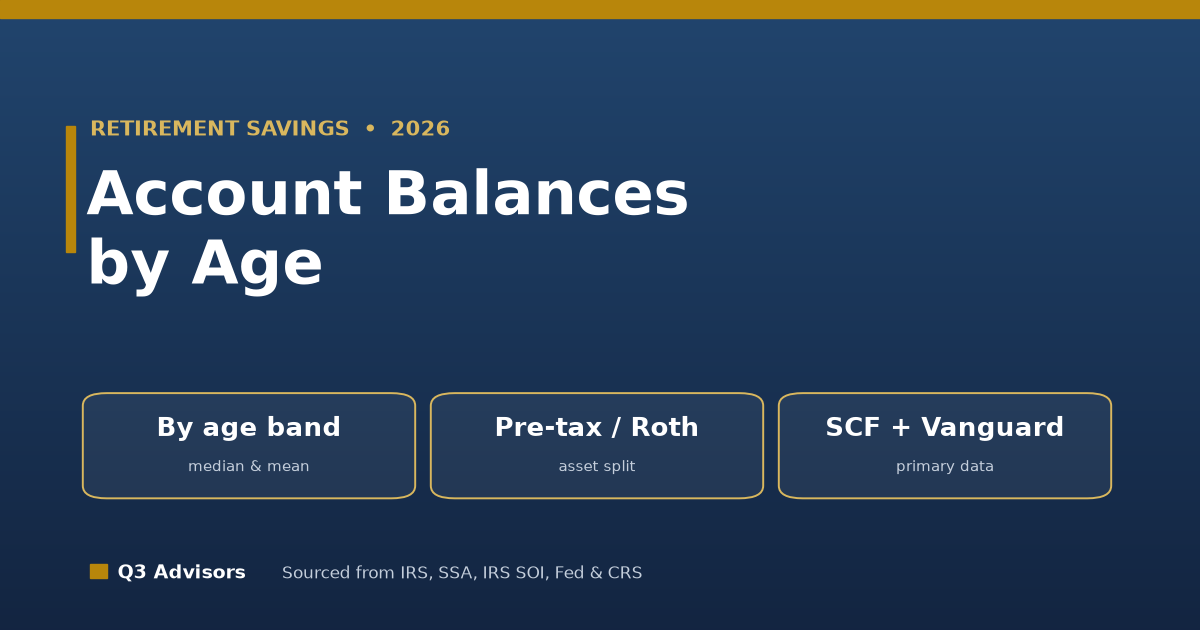Retirement Account Balances by Age (2026 Data)