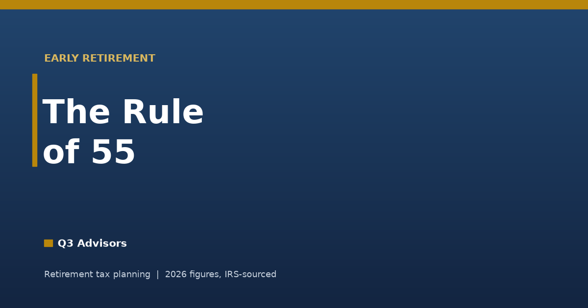 The Rule of 55: Penalty-Free 401(k) Withdrawals