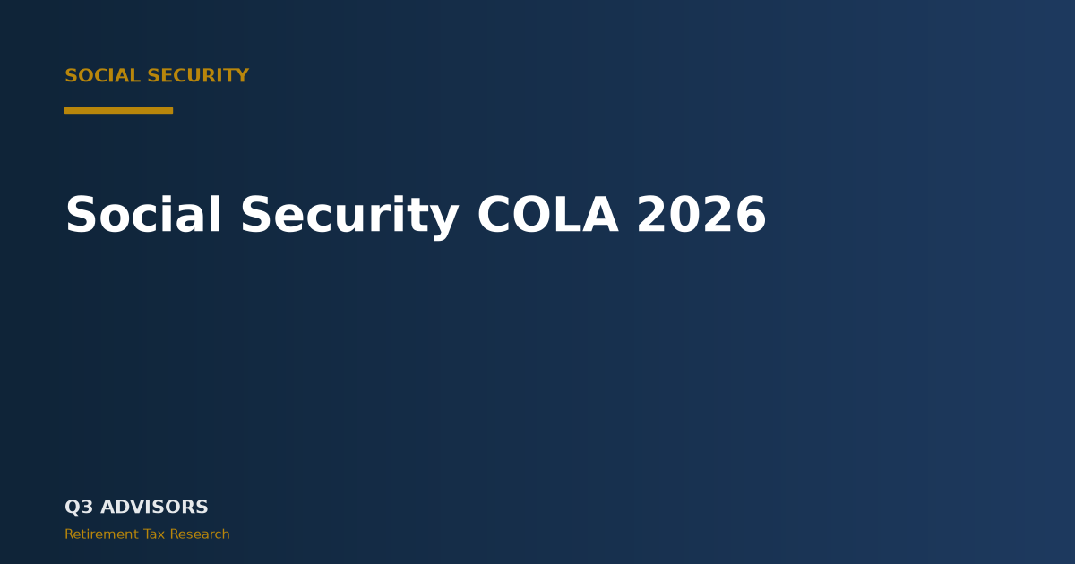 Social Security COLA 2026: 2.8% and Your Net Raise After Medicare