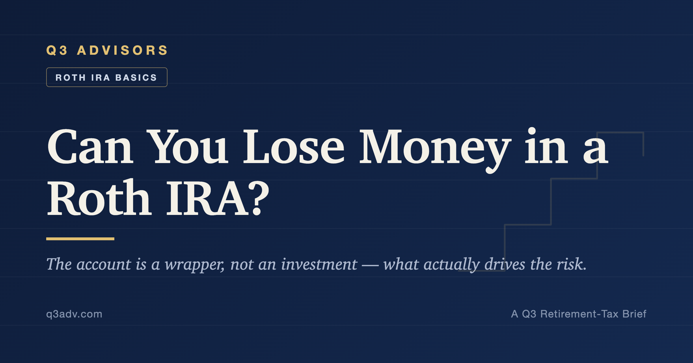 Can You Lose Money in a Roth IRA?
